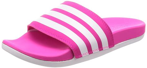 adidas adilette cloudfoam weiß pink|adiletten Cloudfoam.